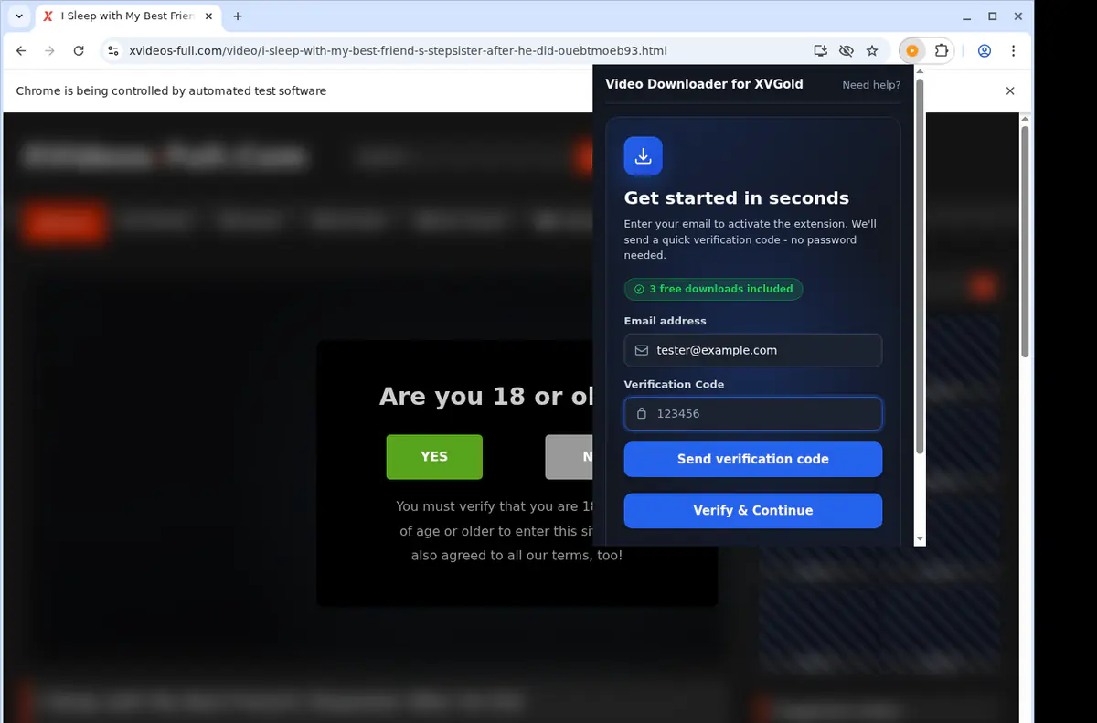 Xvgold Video Downloader screenshot 4